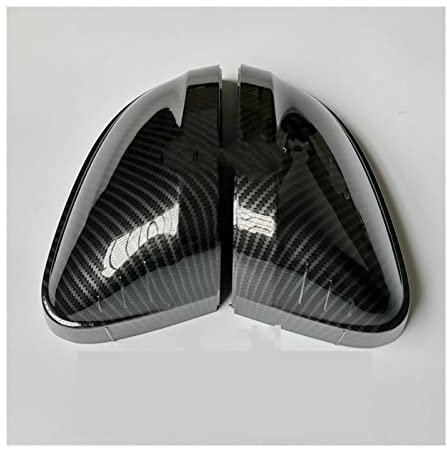 Spiegelkappen Seitenspiegelabdeckungen (Carbon-Look) Für VW Für Passat B8 2016 2017 2018 2019 Für Variant Für Arteon Rückspiegelkappe (Farbe : No blind spot hole)