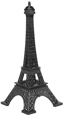 Ciieeo Desktop-Dekor Eiffelturm Reisegebäudeskulptur Souvenirfiguren Frankreich Paris Ornament Architektur-gebäudemodell Architekturmodell Metall Zinklegierung Sammlung Reisen