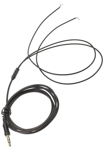 Homoyoyo Schwarz Kopfhörer Reparatur Draht 1 5 M Tpe Kabel Upgrade Kopfhörer Zubehör