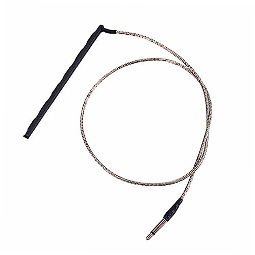 72-mm Gitarren Piezo Tonabnehmer in Schwarz, Ersatzteil Pkp08 | Klassische Gitarre, Hohe Empfindlichkeit, Wandler Bauform mit Piezo Draht