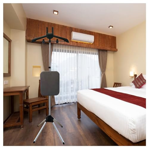 LFIEVO Tabla de Planchar Plegable con Perchas de Clip Tablas de Planchar Verticales para Colgar Tabla de Planchar Extraíble Altura Regulable Libremente 35,4-63”