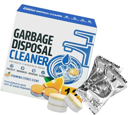 Leistungsstarker Abflussreiniger mit Zitronenduft, Tabletten-Rohrreiniger für Küche, Bad, WC, Dusche, Dredge