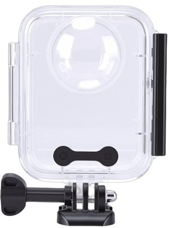 Sxhlseller Custodia Subacquea Impermeabile, Custodia per Fotocamera Subacquea da 45M 147FT per 360, con Staffa e Copriobiettivo in Silicone, Adatta per Immersioni Subacquee Snorkeling Surf