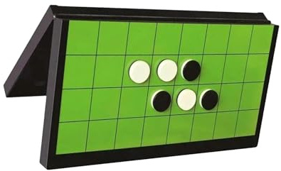 mophrati Portable Othello Chess Set Magnetic Board and Pieces for Travel Adults Game Reversi