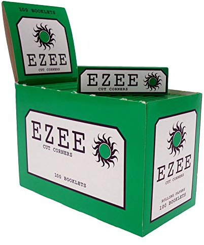 ezee Full Box Ezee Green Rolling Papers 100 Booklets X 50= 5000 Rollups