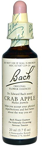 Bach - Flor de Bach Crab Apple, Complemento Alimenticio con Flores, 20 ml | Extracto de Manzano Silvestre (Crab Apple), Ayuda para la Gestion de Emociones, Aceptación, Formato Gotas, Adultos, 20 ml