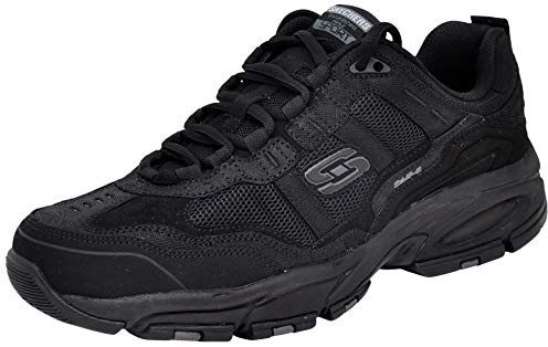 Skechers Men's Vigor 2.0 Trait Sneaker, Brown Black, 11 UK Wide