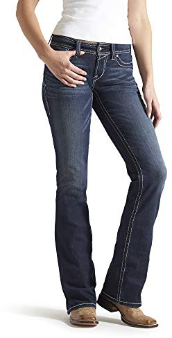 ARIAT Women's Wms Real Riding Whipstitch Ocean Jean, Ocean, 32 UK