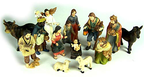 Unbekannt 'Bauernkrippe,13-TLG. Set, 8cm Figuren