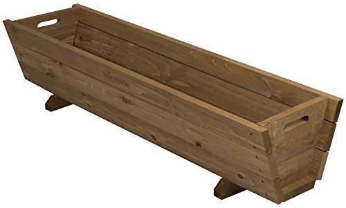 Woodside Wooden Garden Planter Plant/Flower Trough Container Box