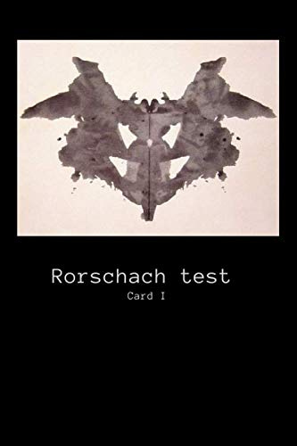 Rorschach test Card 1: lined notebook