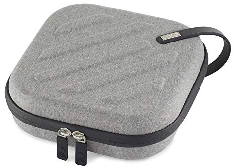 Weber Connect Aufbewahrungs- und Transporttasche | Für den Weber Connect Smart Grilling Hub, Staub- und schmutzabweisend, Netzfächer für Zubehör, Grau, 22 x 23 x 7 cm