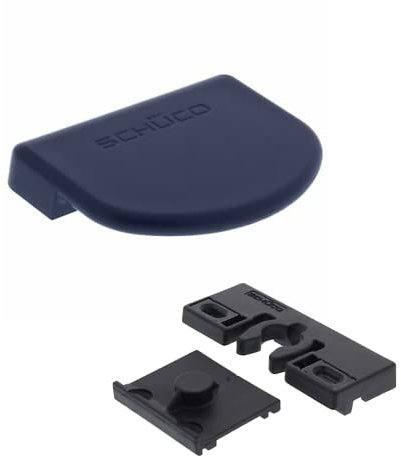 Schüco Balkontürgriff Ziehgriff Anthrazitgrau Balkontür Schnäpper | als Set