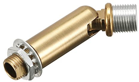 MECCANIXITY Sloped Ceiling Adapter Swivel M10 M12 Thread, for Chandelier Ceiling Pendant Light, Gold Bronze