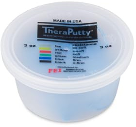 TheraPutty® | Therapieknete | Standard 85g | Stärke: blau = firm