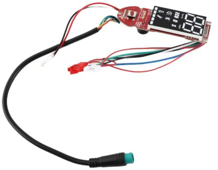Elektroroller Armaturenbrett Multifunktionsinstrument mit Leistungsanzeige und klarer Datenanzeige Stahlplatte f¨¹r Scooter Zubeh?r Hochwertiger Dashboard Ersatzteil Kompatibel mit Elektro Roller