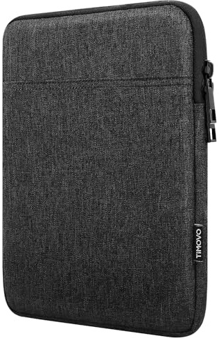 TiMOVO 8-9 Inch Tablet Sleeve Case for All-New iPad Mini 7 (A17 Pro, 2024), iPad Mini 6 (8.3-Inch, 2021), iPad Mini 5/4/3/2/1, Portable Protective Bag with Pockets for iPad Mini, Black