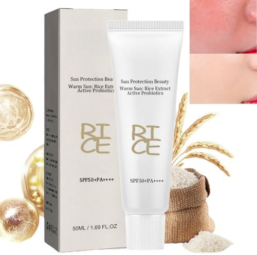 Beauty of Sun Korean Sunscreen SPF 50 - Rice Moisturizing Face Cream With UVA&UVB Protection for Oily Skin