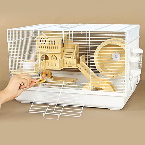 WYRMB Hamsterkäfige – Kleintierkäfig, Hamster-Mäusekäfige und Lebensräume. Meerschweinchenkäfige für kleine Meerschweinchenkäfige auf Rädern für Zwerghamster, großer Hamsterkäfig mit Zubehör