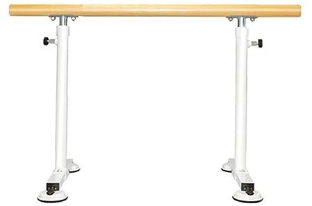 Ballettstange, Verstellbarer Tanzstock, Ballettstange Aus Holz Freistehende Tanzstange Tragbare Mobile Höhenverstellbare Ballettstange Mit Rutschfestem Fuß Horizontaler Ballettstock for Erwachsene Kin