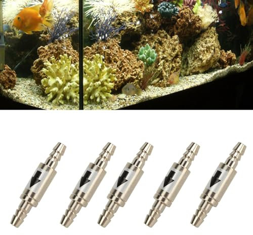 1 Way Check Valve, Stainless Co2 Aquarium Equipment Check, Stainless Co2 Aquarium Equipment for Co2 in Steel Co2 Valve, Fish Co2 for Co2 in Co2 Supply Systems, Generators