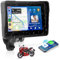 Podofo 5 Zoll Carplay für Motorrad Bildschirm Kabelloser Android Auto,Wasserdichter Touchscreen mit Dual-Bluetooth,Motorrad Navigation/Siri/G00gle Assistant/12V