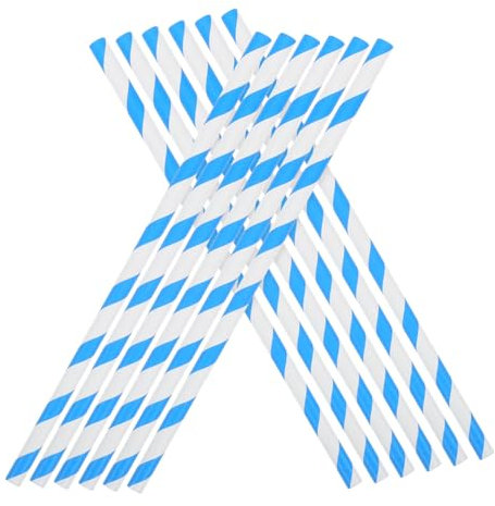 SHOWERORO 50 Piezas Suministros De Palitos De Papel para Algodón De Azúcar Accesorios para Hacer Dulces Soporte De Papel para Caña De Azúcar Color Rayas para Fiestas y Manualidades De Bricol
