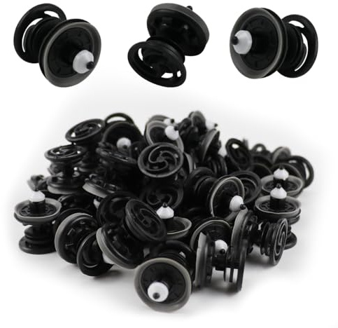 LIAVOP 50 Pezzi Clip di Fissaggio per Pannelli Auto, Rivestimento Portiera Auto Clip，Clip di Fissaggio per Auto，Clip di Montaggio per Pannelli Porta in Plastica