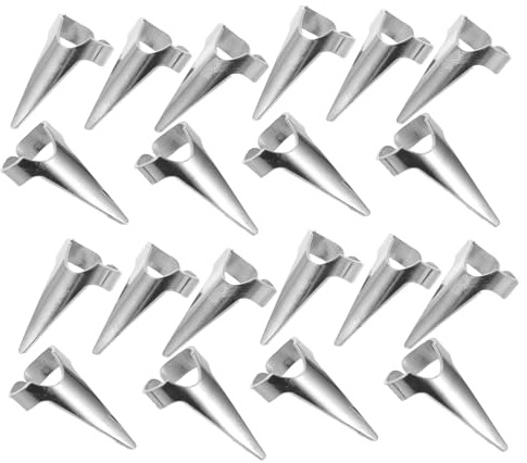 HONMEET 50 Stück Minimalistische Punk Klaue Haarring aus Legierung für Haarstyling und Künstlerische Dekoration Geeignet für Partys und Flechtfrisuren