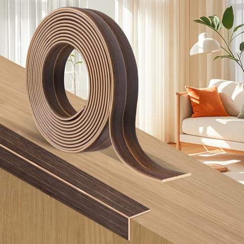 6M Corner Trim, Self Adhesive Flexible PVC Edging Strip ，Peel and Stick Wall Moulding for Tile Edging, Wall, Ceiling and Furniture Edge Protection, 4cm Wide