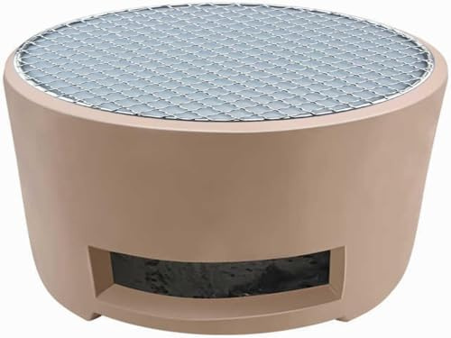 EliteBloom Clay Grilling Stove, Small Charcoal Grill Clay Stove, Pottery Barbecue Stove, Old Fashioned Barbecue Stove, Outdoor Cooking Accessories, for Hot Pot Camping,