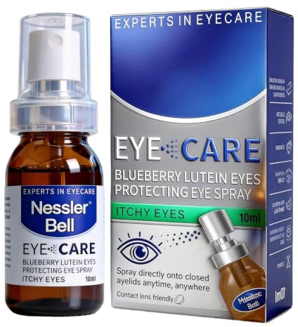 10ml Spray hidratante ocular,Lágrimas para Ojos con Ácido Hialurónico,Lagrimas artificiales ojos secos,Alivia la sequedad y la fatiga ocular, Para Usuarios de Lentes de Contacto