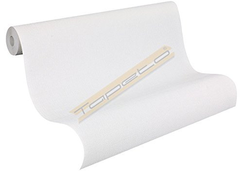 A.S. Création Avenzio 249425 2494-25 - Carta da parati in tessuto non tessuto, 10,05 m x 0,53 m, colore: Crema