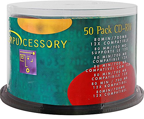 Compucessory 72102 CD-RW de marque Surface 700 MB/80