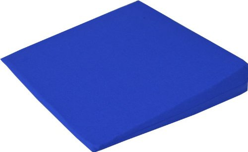 Keilkissen Kissen Sitzkissen Sitzkeilkissen Sitzkissen Sitzkeil mit 100% Baumwollbezug! (blau)