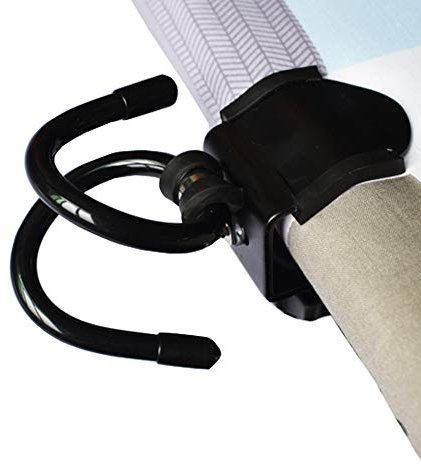 YYST Kabelhalter für Dampfbügeleisen, mit Universalclip, Schwarz