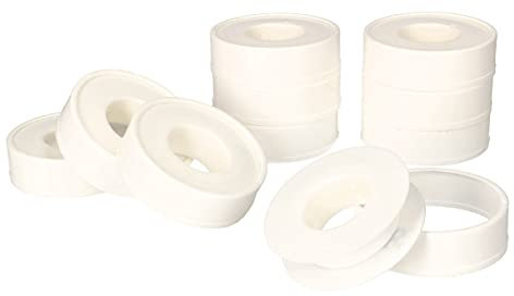 KOTARBAU® Set di 10 nastri in teflon, bianco, filettatura PTFE, 10 m
