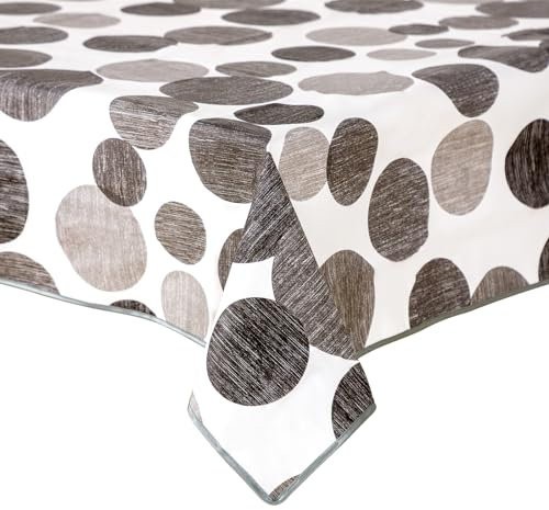 Wachstuch Tischdecke Gartentischdecke Maldecke abwaschbar Tischwäsche Town Liberec 160x220 cm oval