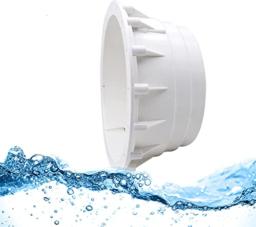 LGJEGD PAR56 Pool eingebettet Nische wasserdichtes Gehäuse, IP68 wasserdicht ABS/Edelstahl Material Unterwasser-Einbauleuchte ohne PAR56 Lampe (Color : Stainless Steel)