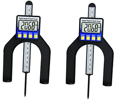 BESTonZON 2 2 1 Schlitten Tiefenmesser Höhenmesser Mechanisches Werkzeug