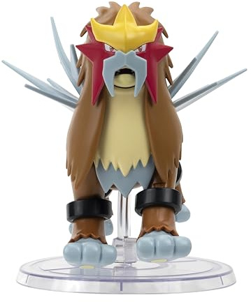 Pokémon Select Entei - Figura súper articulada de 6 Pulgadas con más de 15 Puntos de articulación
