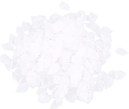 LALAFINA 560 Stk Transparente Blütenblätter Aus Kunststoff Japanische Ohrringe Hochzeitsdekoration Blütenblätter Aus Kunststoff-acryl Halskette Japanischer Stil Stecker Weiß