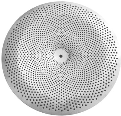 Platillos de Batería Platillo Mudo Platillo Plateado De Bajo Volumen Platillo Chino De 18 Pulgadas Para Batería De Instrumentos De Percusión