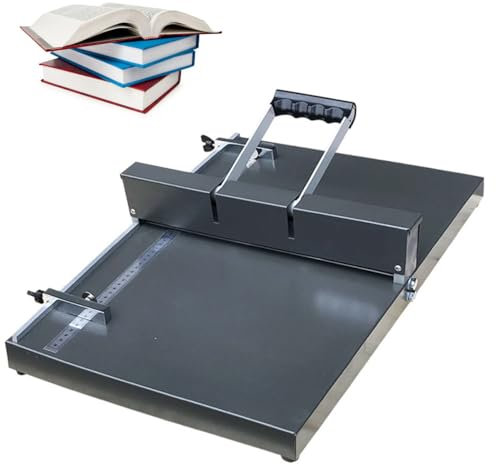 Effiziente, robuste Metall-Papierfalte – 350 mm manuelle Falzmaschine für A3/A4-Faltung – ideal für Grußkarten, Hefte und Fotos