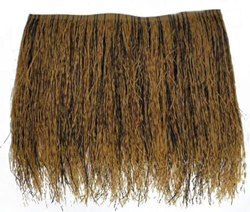 Generisch Simuliertes Palmblatt-Gras-Strohdach,künstliches strohdach,Flammhemmendes Anti-Aging,PE Kunststoff,für Tiki-Bar Garten Strandschir Hütte,A03,6pcs