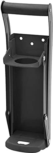 Trituradora de latas de metal de 500 ml, abridor de botellas de cerveza de metal resistente para reciclar latas de refresco de 500 ml, triturador de cerveza (negro)