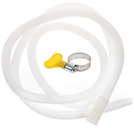 Garneck Portable Drain Hose Kit Air Conditioner Drain Hose Connector for Units Pe Abs Stainless Steel Materials