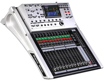 Consola de mezcla digital, 16 canales, USB, pantalla táctil, ecualizador de 5 bandas