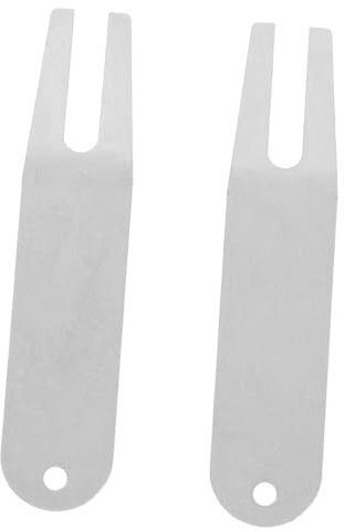 PAMINGONO 2 Stück Golf Divot Reparaturgabel Edelstahl 304 Leichtes Golf Divot Werkzeug Tragbares Golfrasen Reparaturwerkzeug Für Golfspieler Dem Golfplatz