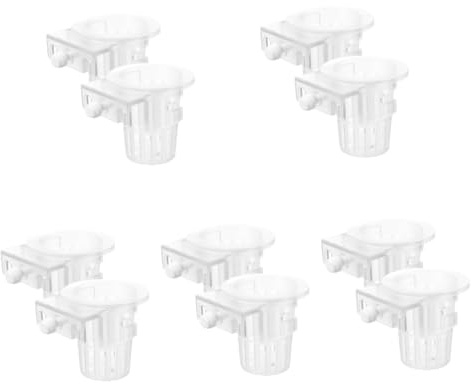 BESPORTBLE 10pièces Panier De Plantation Hydroponique Pot Suspendu pour Plantes Aquatiques Accessoires De Décoration pour Aquarium Et Jardinage